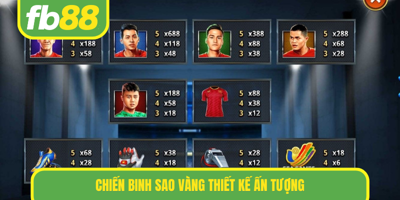 Chiến binh sao vàng thiết kế ấn tượng