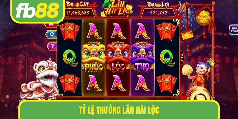 Tỷ lệ thưởng Lân hái lộc
